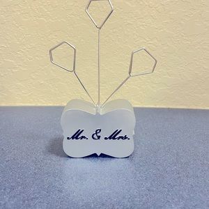 Mr. & Mrs. Paperweight Picture Holder